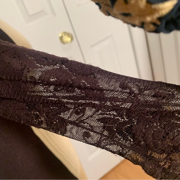 Yuka Wool mix and lace turtleneck sweater Size T2 - Picture 7 of 11